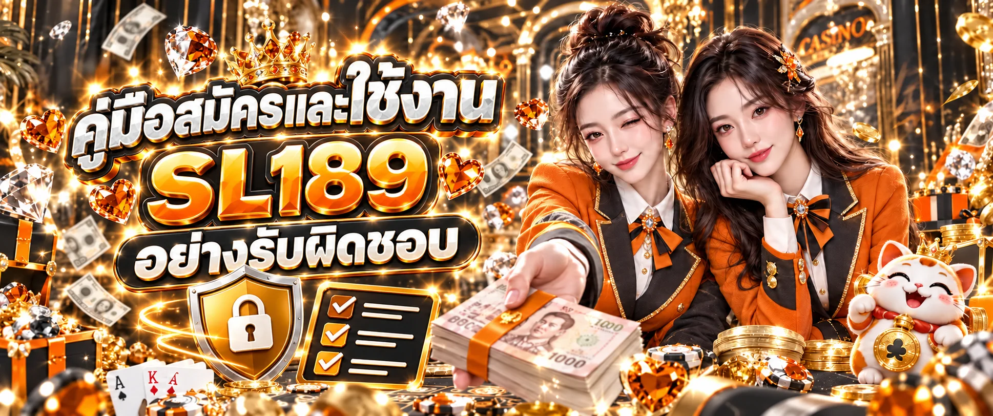 SL189 คู่มือสมัคร บัญชีปลอดภัย และฝากถอน